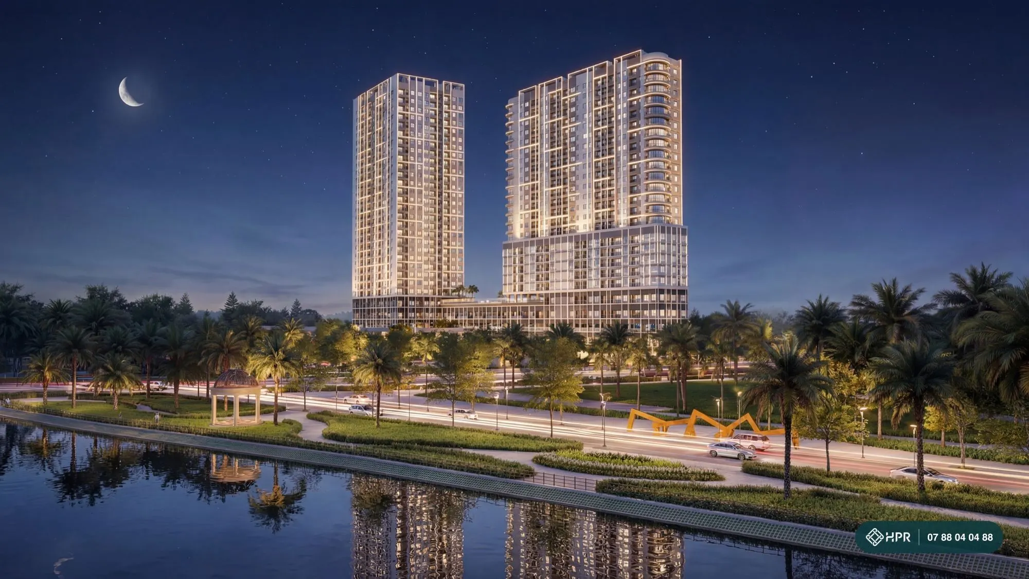 Serena Riverside về đêm