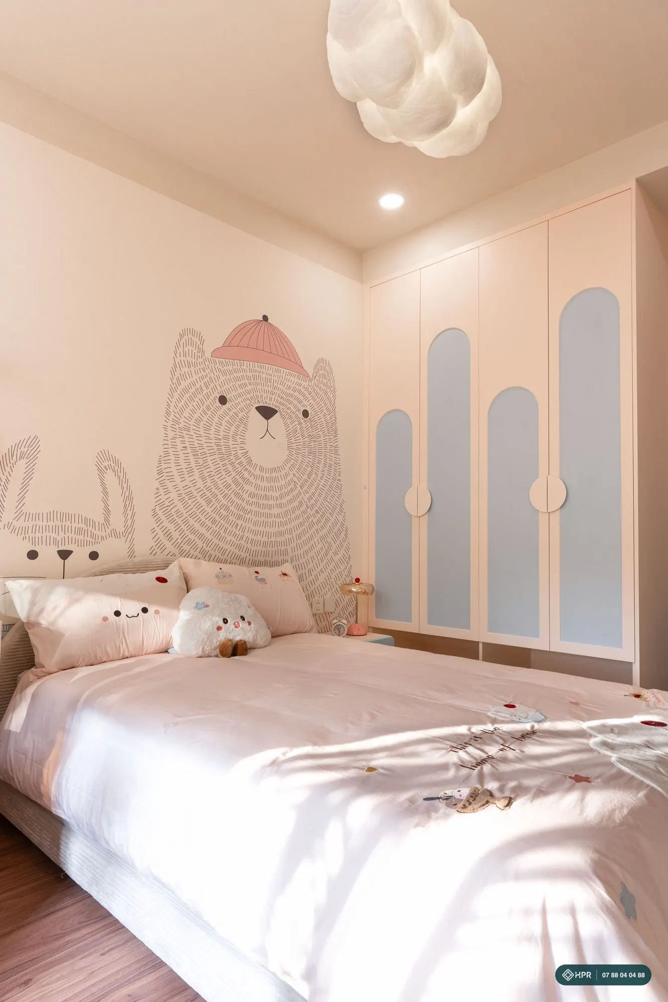 Nhà mẫu 2 phòng ngủ — phòng ngủ bé